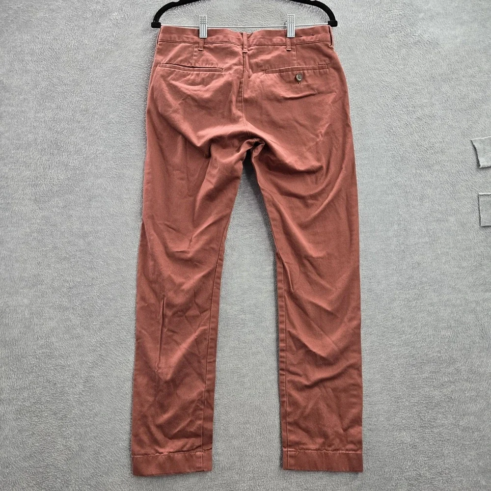 J.crew Men Pants 30X30 Rust Twill‎ Driggs Button 29